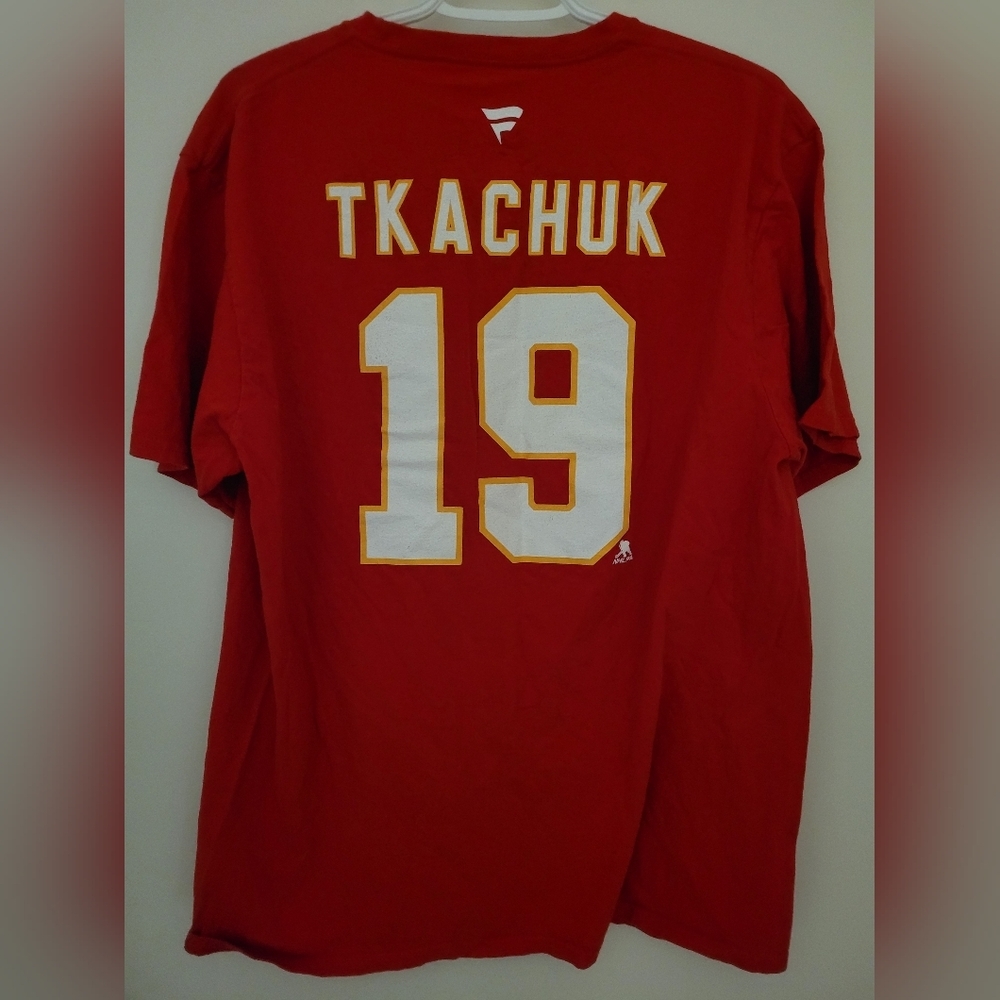 Mens Calgary Flames"TKACHUK"  TShirt
